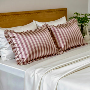 Silk Pillowcase - 100% Mulberry Silk  (Set of 2)