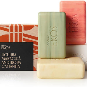 Natura Ekos assorted creamy soap bars - 4 units of 100g