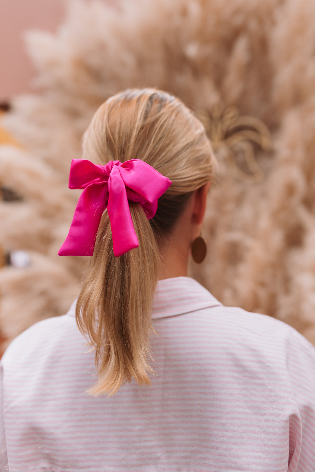 Silk Bow Scrunchie - Pink Collection
