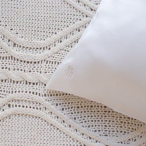 Mulberry Silk Luxury Pillowcase White Pearl