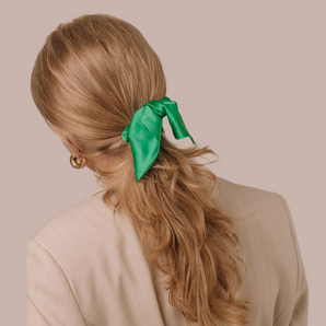 Silk Bow Scrunchie The Éire Collection