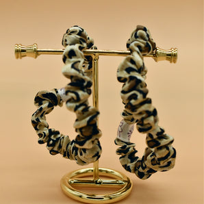 Silk Scrunchies Leopard Collection