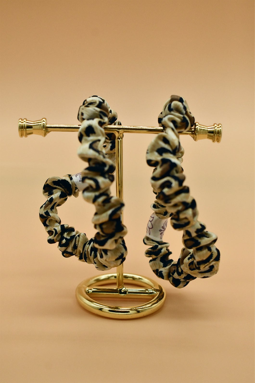 Silk Scrunchies Leopard Collection