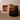 Silk Scrunchie Set - Cocoa brunette (slim)