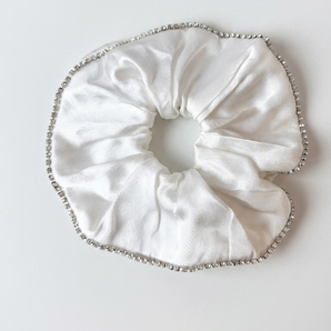 Silk Scrunchie Crystal Collection