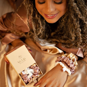 Gift Box Scrunchies, Headbands, Cosmetics